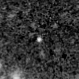 F277W image, 3.2 arcsec across, north up