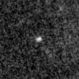 F150W image, 3.2 arcsec across, north up