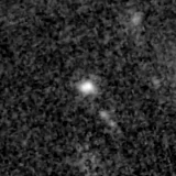 F200W image, 3.2 arcsec across, north up