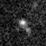 F444W image, 3.2 arcsec across, north up