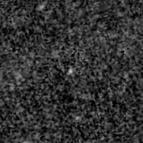 F150W image, 3.2 arcsec across, north up