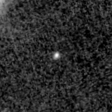 F150W image, 3.2 arcsec across, north up