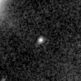 F200W image, 3.2 arcsec across, north up