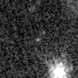 F115W image, 3.2 arcsec across, north up