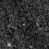 F150W image, 3.2 arcsec across, north up