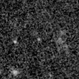 F200W image, 3.2 arcsec across, north up