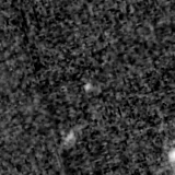 F150W image, 3.2 arcsec across, north up