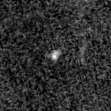 F150W image, 3.2 arcsec across, north up
