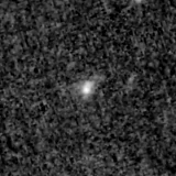 F200W image, 3.2 arcsec across, north up