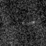 F090W image, 3.2 arcsec across, north up
