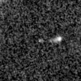F150W image, 3.2 arcsec across, north up