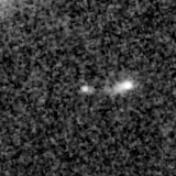 F200W image, 3.2 arcsec across, north up