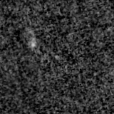 F150W image, 3.2 arcsec across, north up