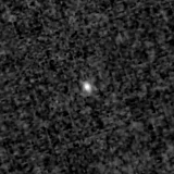 F090W image, 3.2 arcsec across, north up