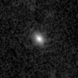 F200W image, 3.2 arcsec across, north up