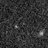 F090W image, 3.2 arcsec across, north up