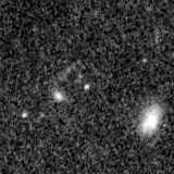 F150W image, 3.2 arcsec across, north up