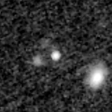 F444W image, 3.2 arcsec across, north up