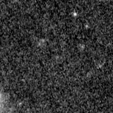 F150W image, 3.2 arcsec across, north up
