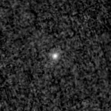 F090W image, 3.2 arcsec across, north up