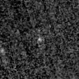F090W image, 3.2 arcsec across, north up
