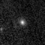 F150W image, 3.2 arcsec across, north up