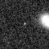 F150W image, 3.2 arcsec across, north up