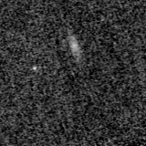F115W image, 3.2 arcsec across, north up