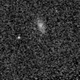 F150W image, 3.2 arcsec across, north up