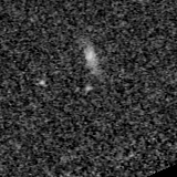F200W image, 3.2 arcsec across, north up