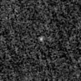 F090W image, 3.2 arcsec across, north up