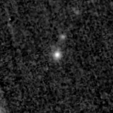 F150W image, 3.2 arcsec across, north up