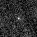F090W image, 3.2 arcsec across, north up