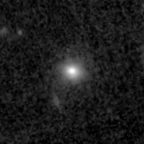F200W image, 3.2 arcsec across, north up