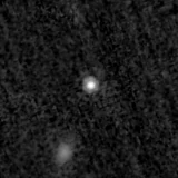 F200W image, 3.2 arcsec across, north up