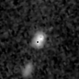 F356W image, 3.2 arcsec across, north up