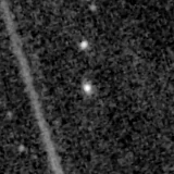 F200W image, 3.2 arcsec across, north up
