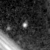F277W image, 3.2 arcsec across, north up