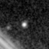F356W image, 3.2 arcsec across, north up
