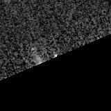 F200W image, 3.2 arcsec across, north up