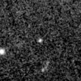 F150W image, 3.2 arcsec across, north up