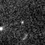 F200W image, 3.2 arcsec across, north up