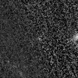 F115W image, 3.2 arcsec across, north up