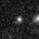 F444W image, 3.2 arcsec across, north up