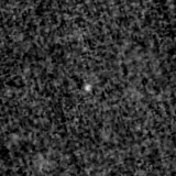 F090W image, 3.2 arcsec across, north up
