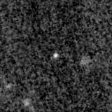 F150W image, 3.2 arcsec across, north up