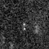F200W image, 3.2 arcsec across, north up