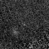 F115W image, 3.2 arcsec across, north up