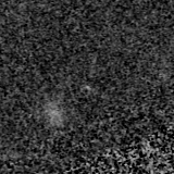 F150W image, 3.2 arcsec across, north up