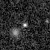 F277W image, 3.2 arcsec across, north up